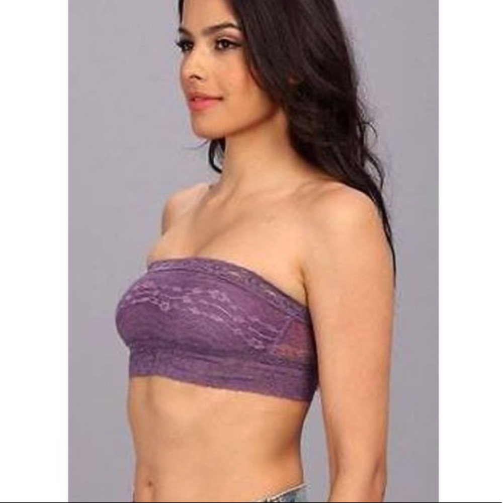 FREE PEOPLE Purple Lace Bandeau